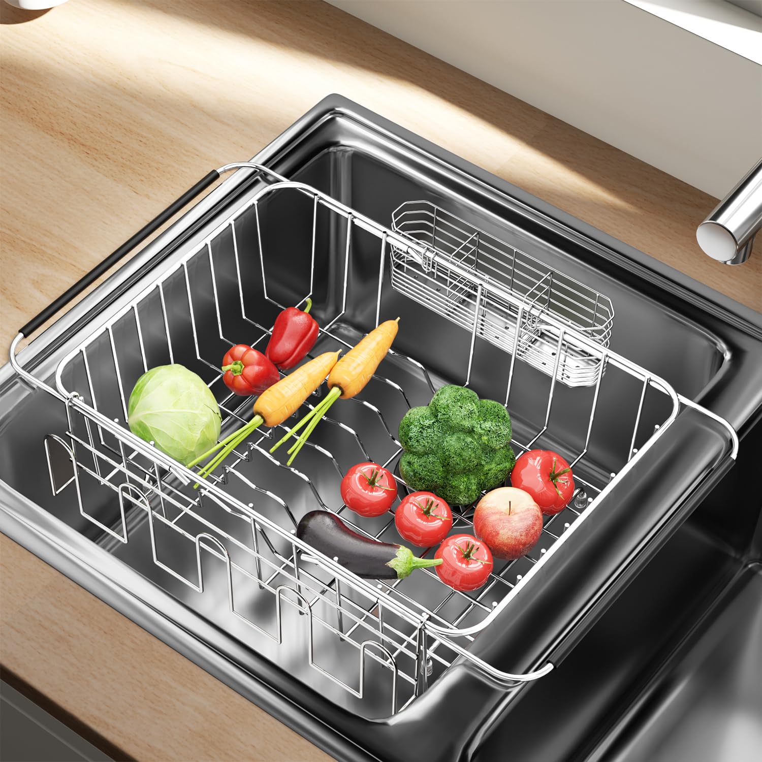 Fanbsy anti-slip feet keep the rack stable on any surface