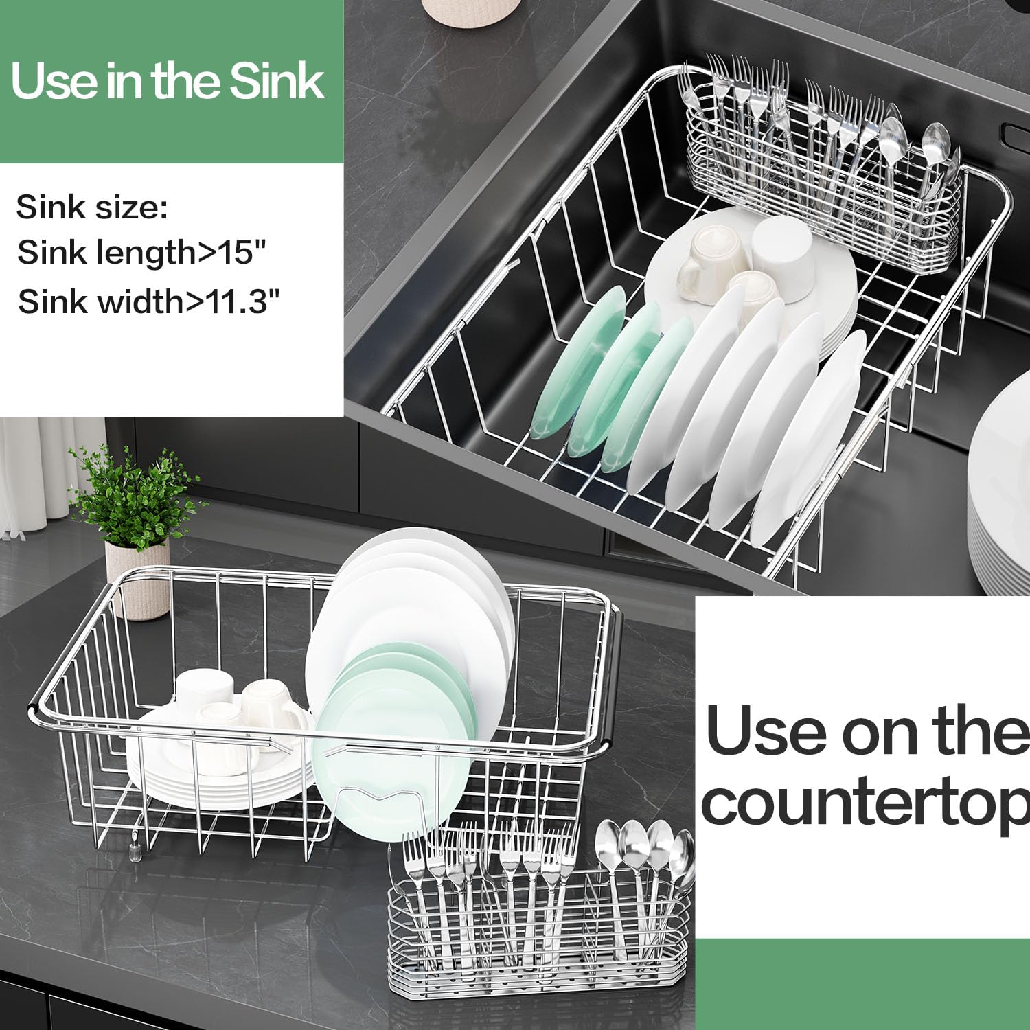 Fanbsy dish slots for seven dishes vertically, enabling neat air-drying.