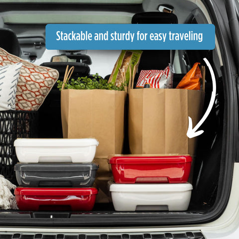 Fancy Panz Denim Blue lid closes neatly over the pan.