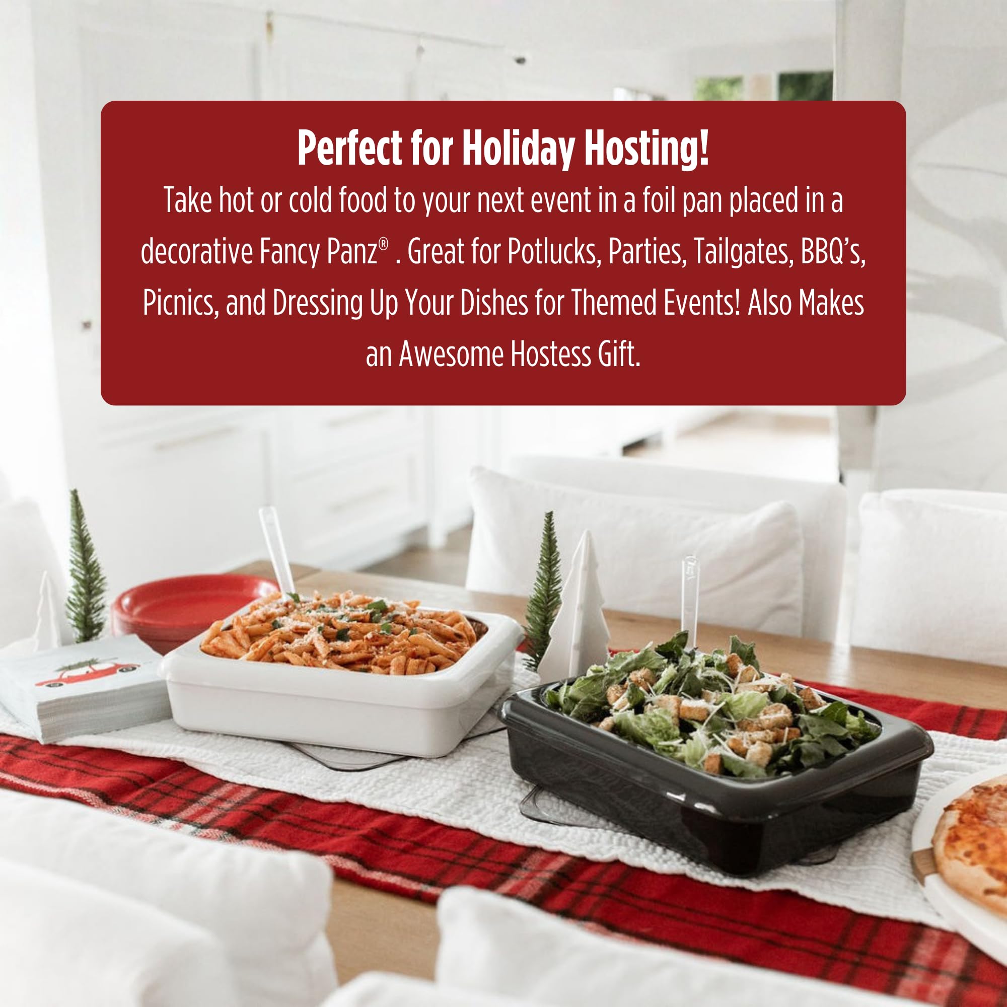 Fancy Panz gel pack temperature hold helps keep hot dishes warm and cold dishes fresh.