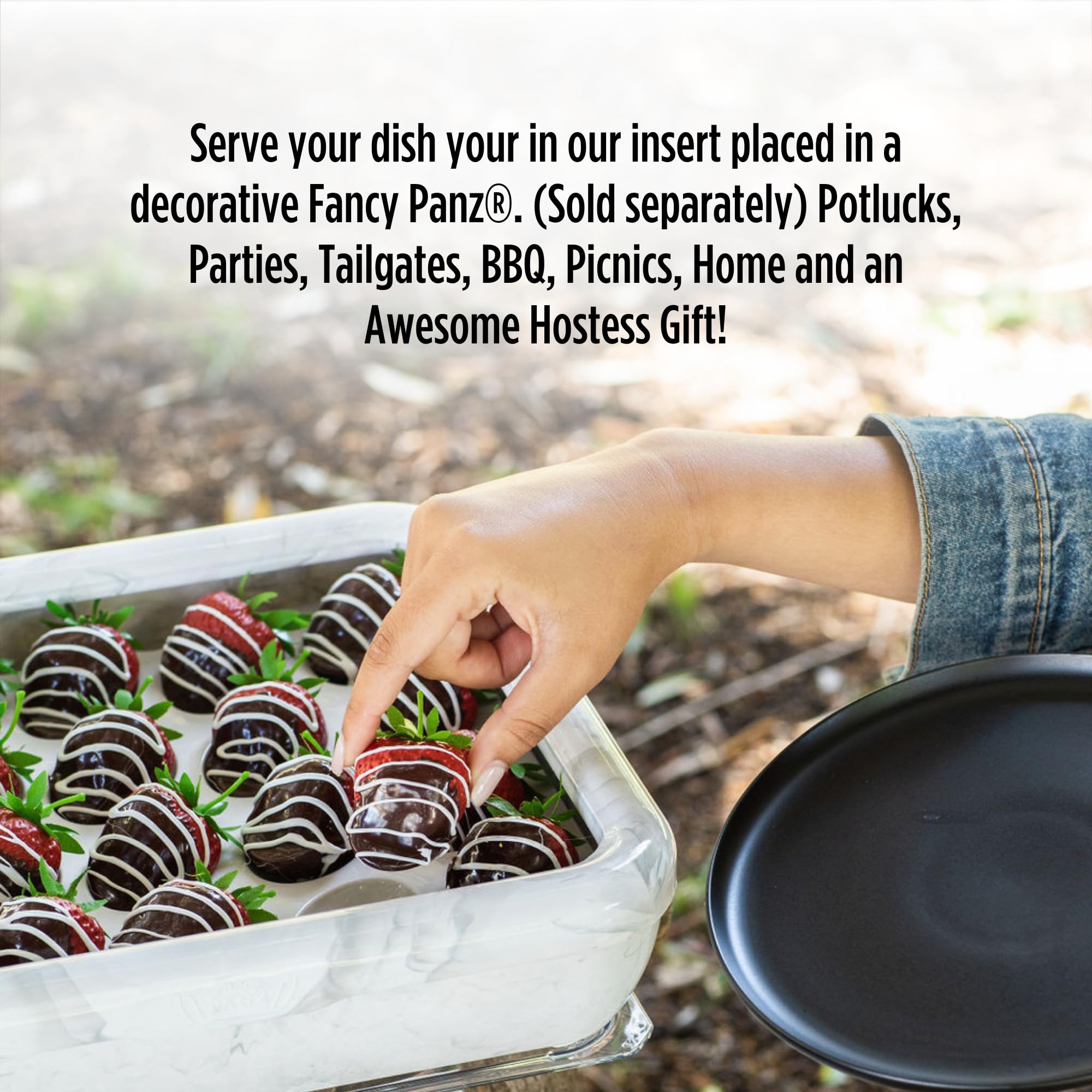 Fancy Panz Portable egg carrier for tailgates and picnics.