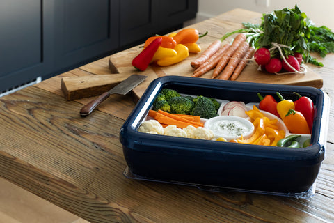 Fancy Panz portable entertaining platter ideal for gatherings
