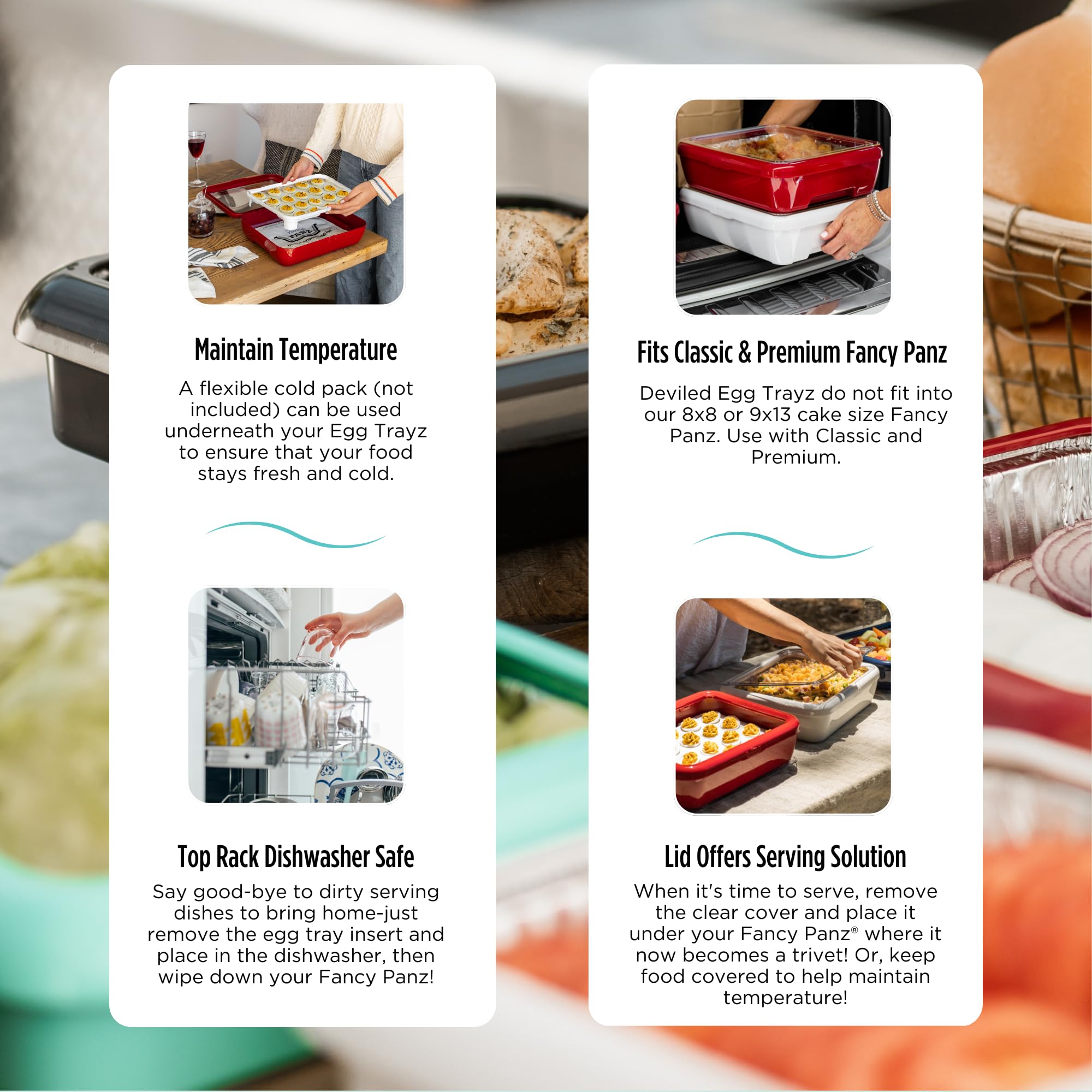 Fancy Panz Serve-ready tray for elegant, confident hosting.