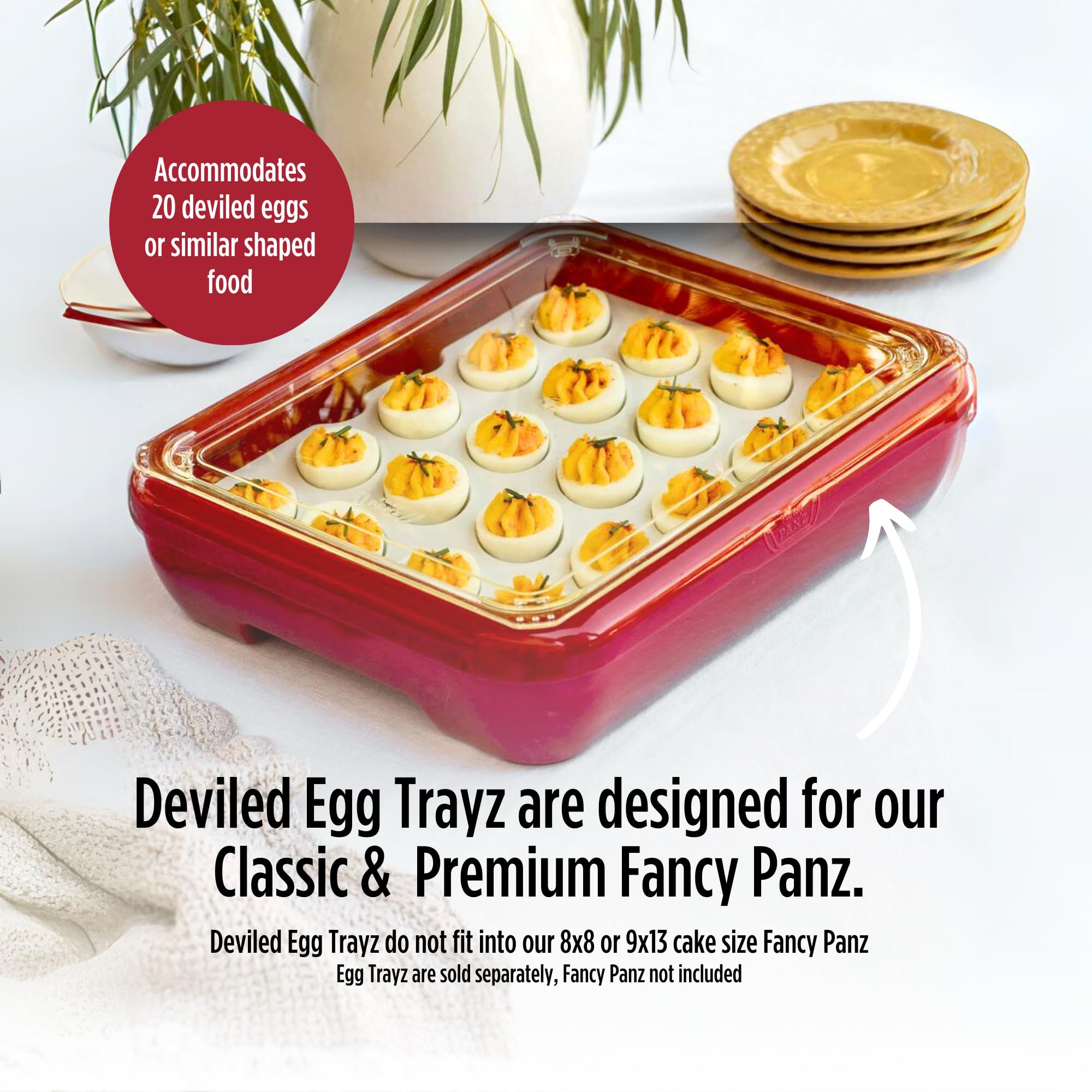 Fancy Panz Compatible with temperature packs to help maintain freshness.