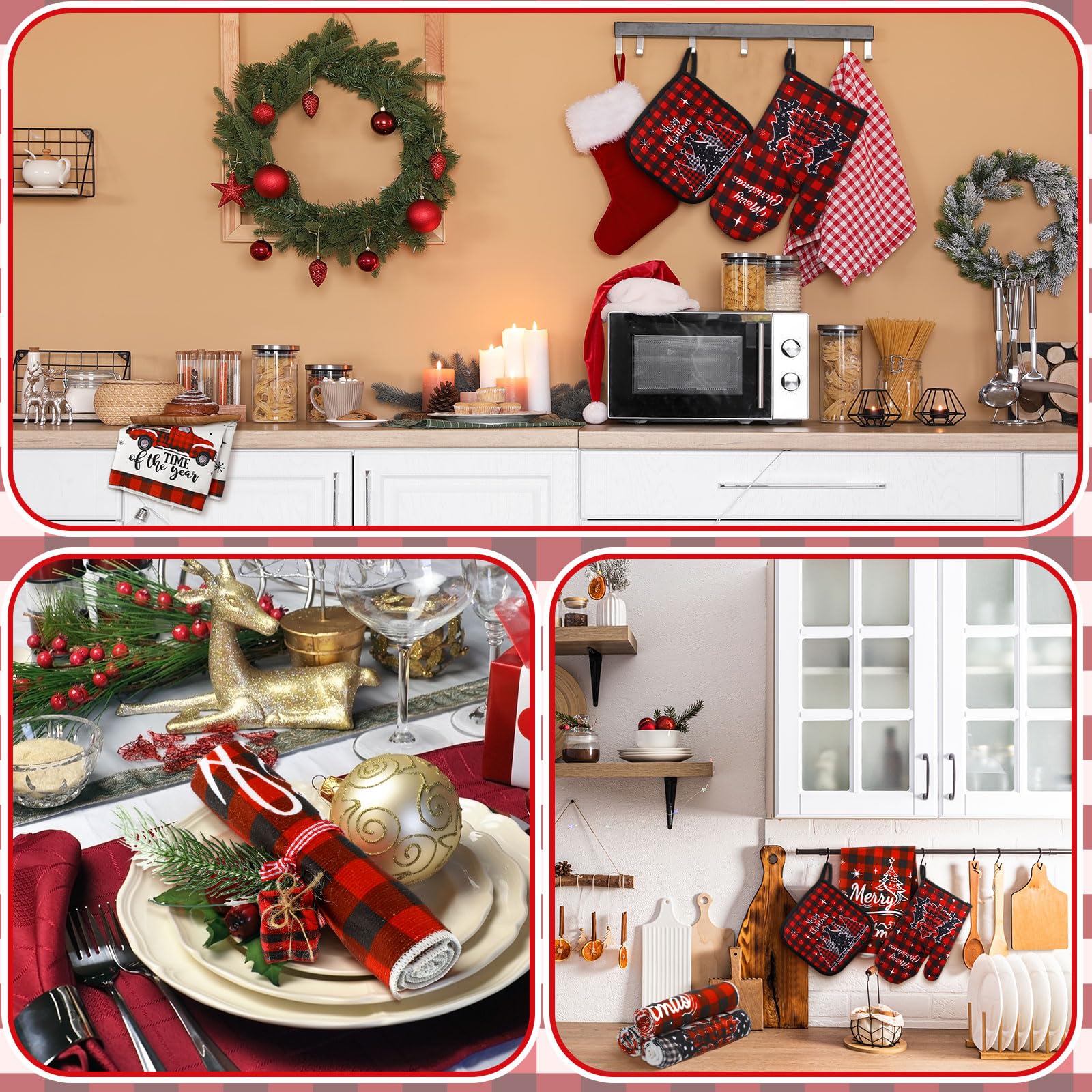 Fanfanwin kitchen mat 120x50 cm covers larger areas and decor.