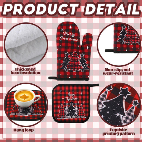 Fanfanwin oven mitts offer thick insulation for safe handling.