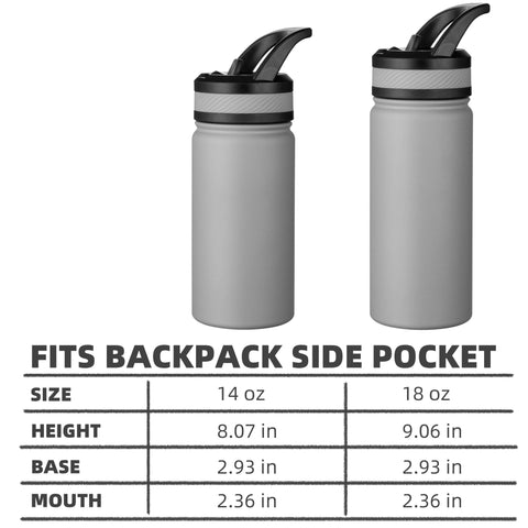 Fanhaw blue bottle supports ice and fruit for refreshing hydration.