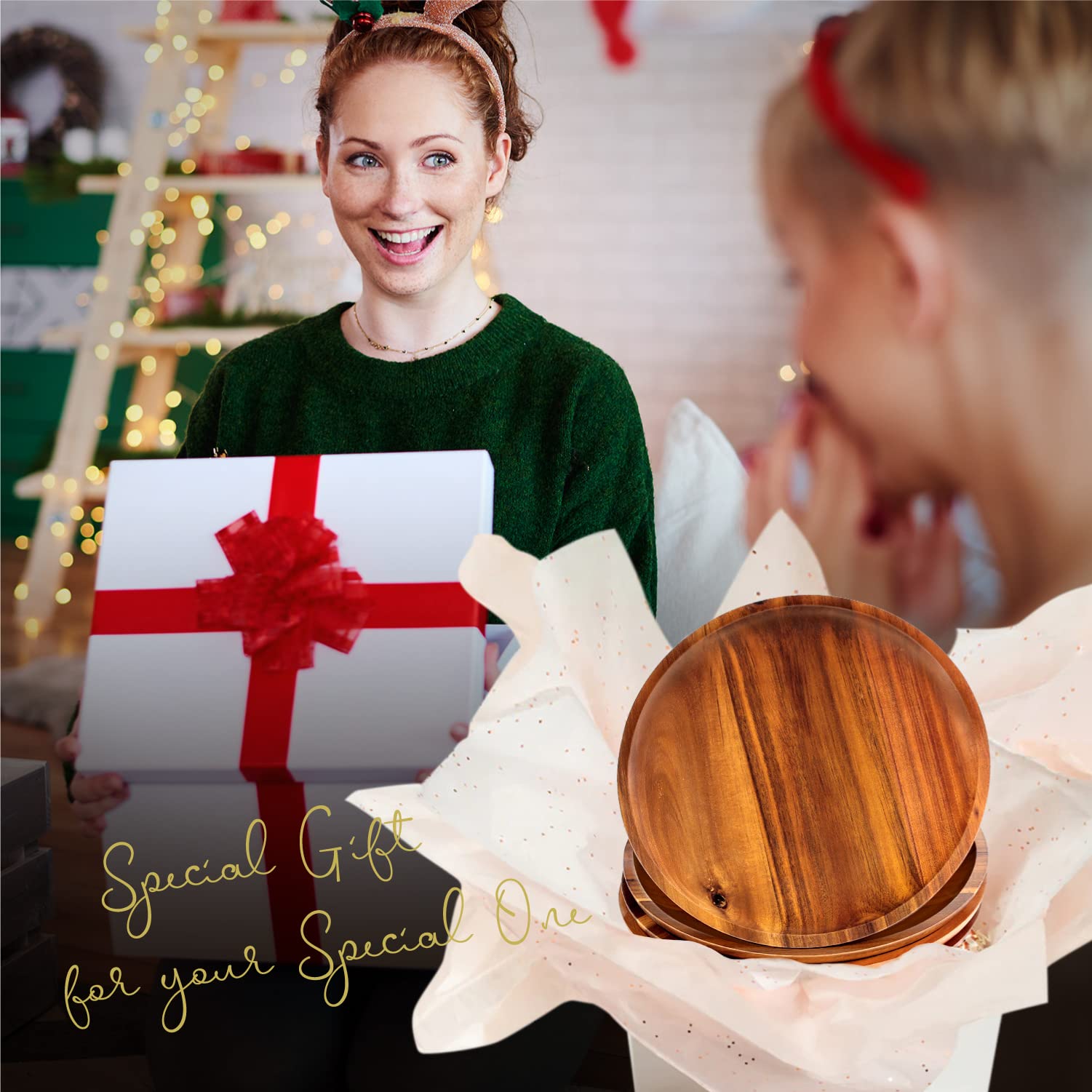 Fanichi acacia plates resist warping while keeping serving stable