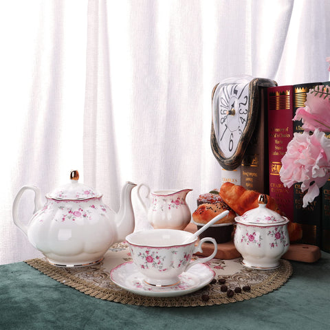 Fanquare pink rose milk jug, easy cream serving at tea time.