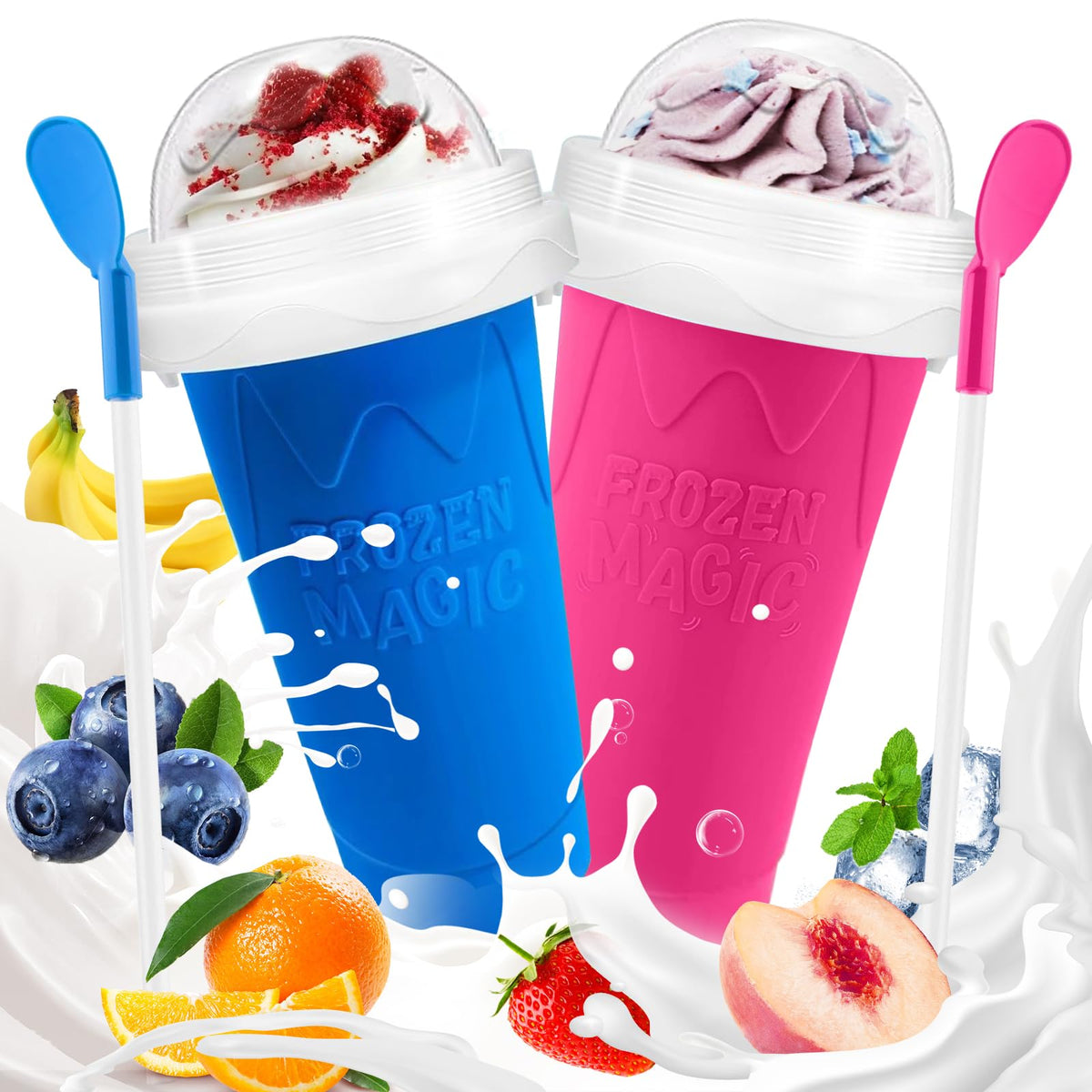 FANS-ONE Slushie Cup ready to freeze for quick, refreshing treats at home.