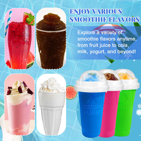 FANS-ONE Slushie Cup preserves original flavor while chilling.