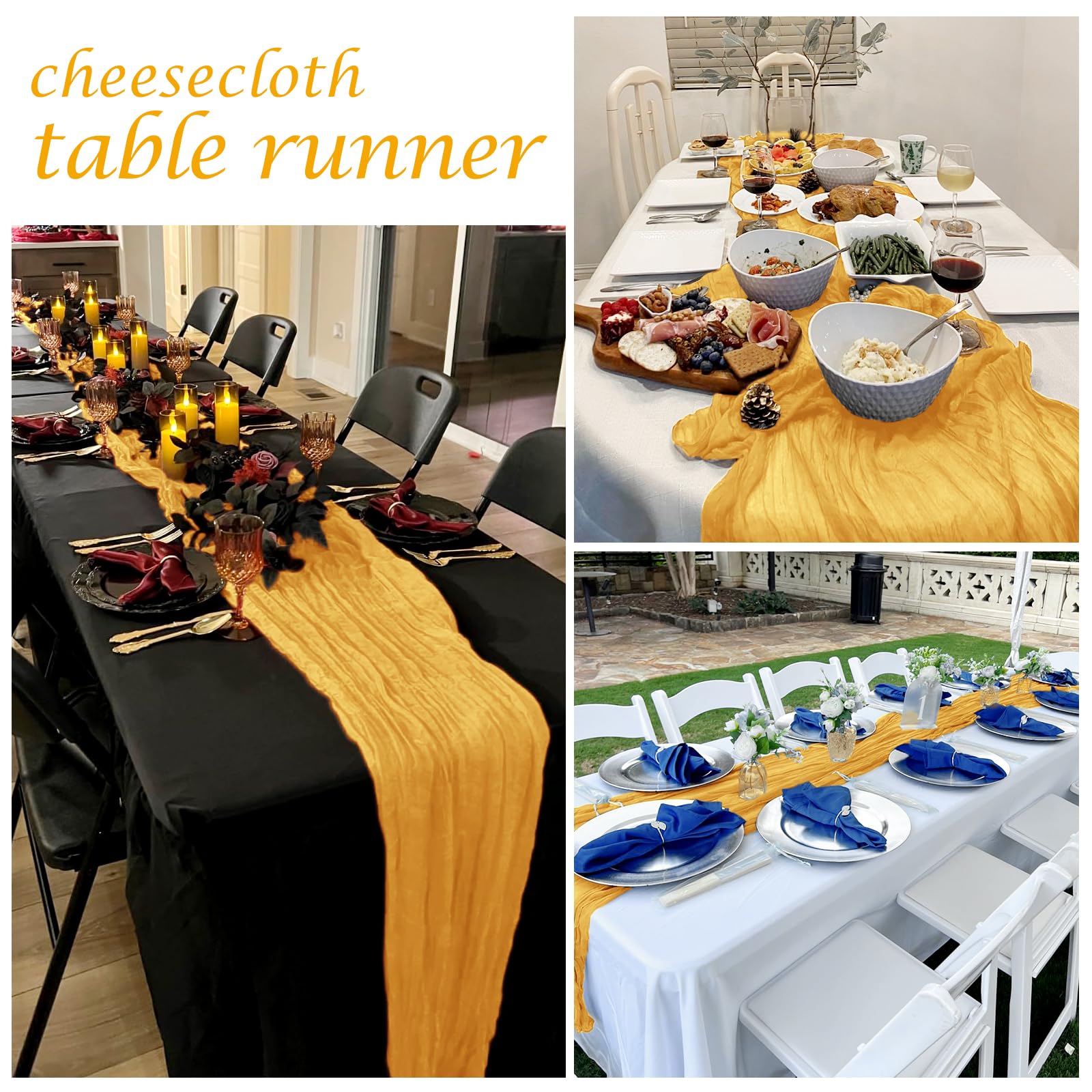 FANTEKE machine-washable table runner for easy care