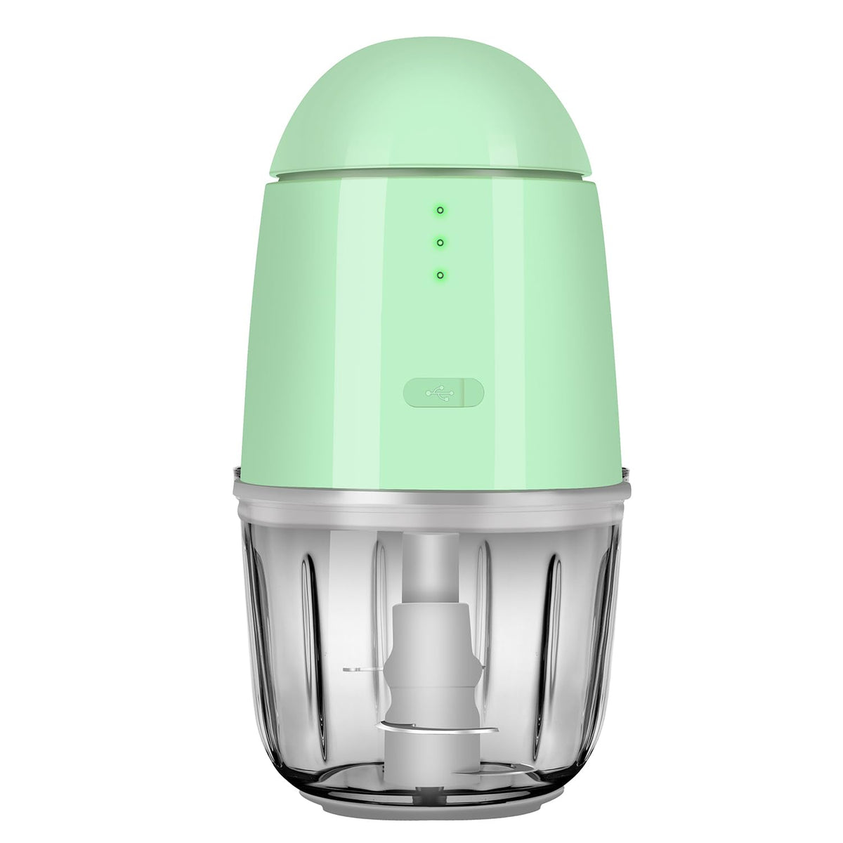 Fanxieast cordless mini chopper front view, ideal for compact kitchens.