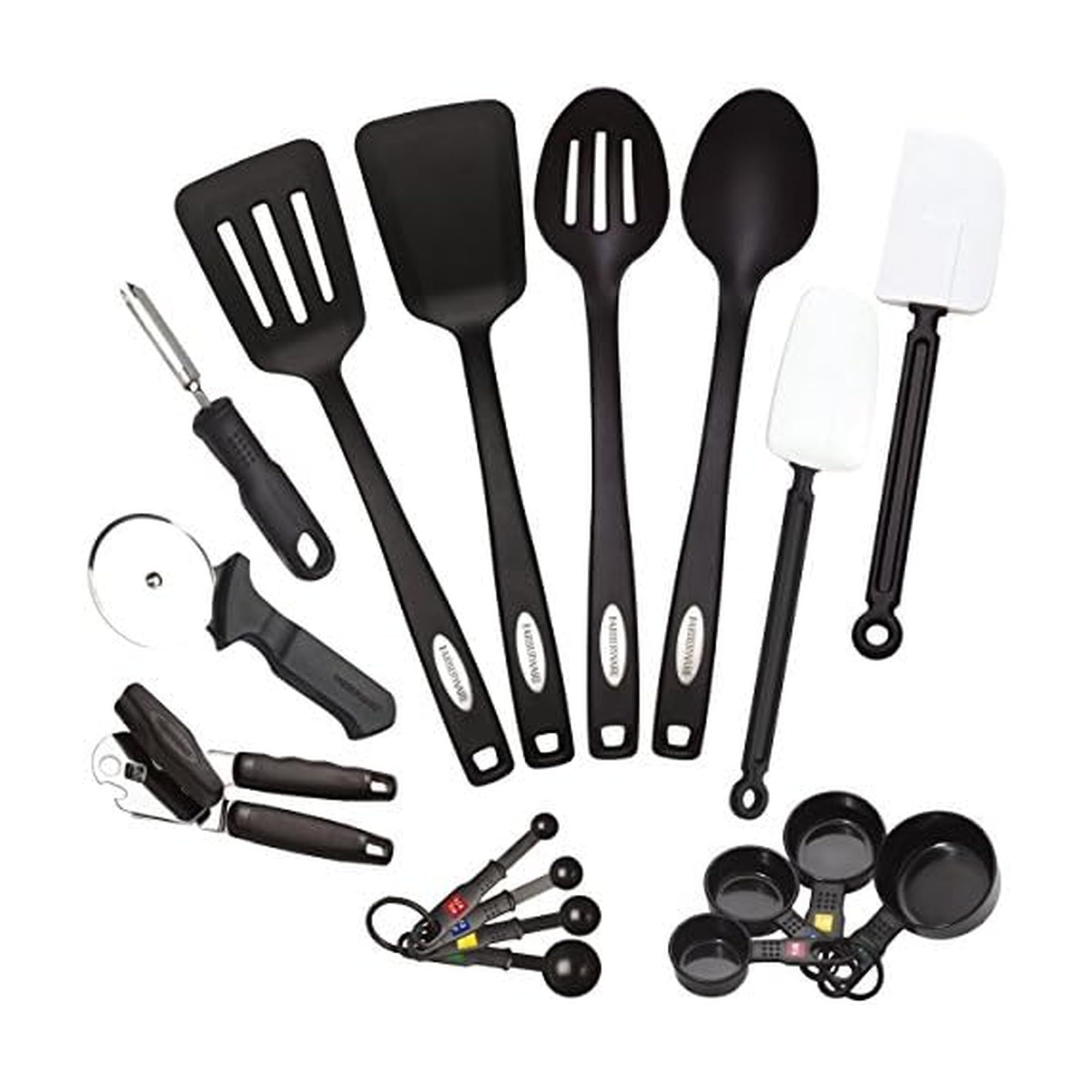 Farberware Classic 17-Piece Tool and Gadget Set for non-stick cookware and easy weeknight cooking