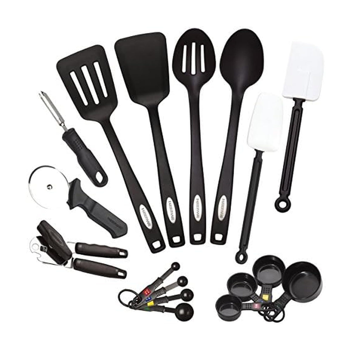 Farberware Classic 17-Piece Tool and Gadget Set for non-stick cookware and easy weeknight cooking