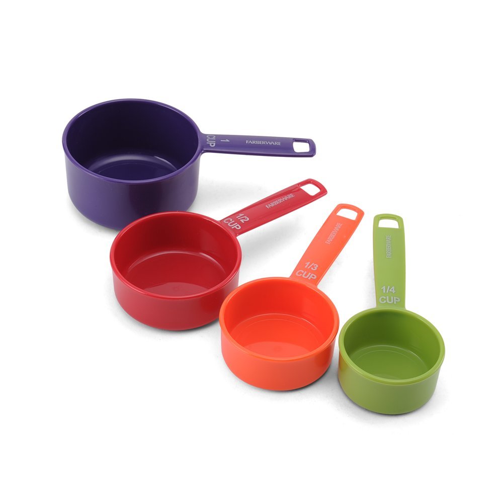 Farberware dishwasher-safe set keeps cleanup fast after meals and bakes.