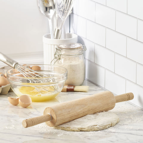 Farberware rolling pin ergonomic handles for comfortable extended baking sessions