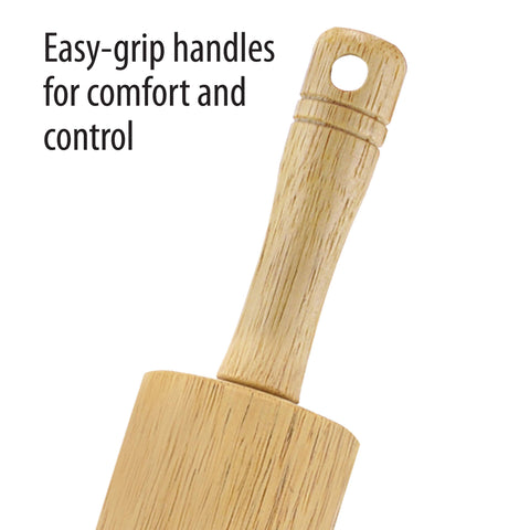 Farberware Rolling Pin moisture-resistant hardwood for lasting kitchen performance