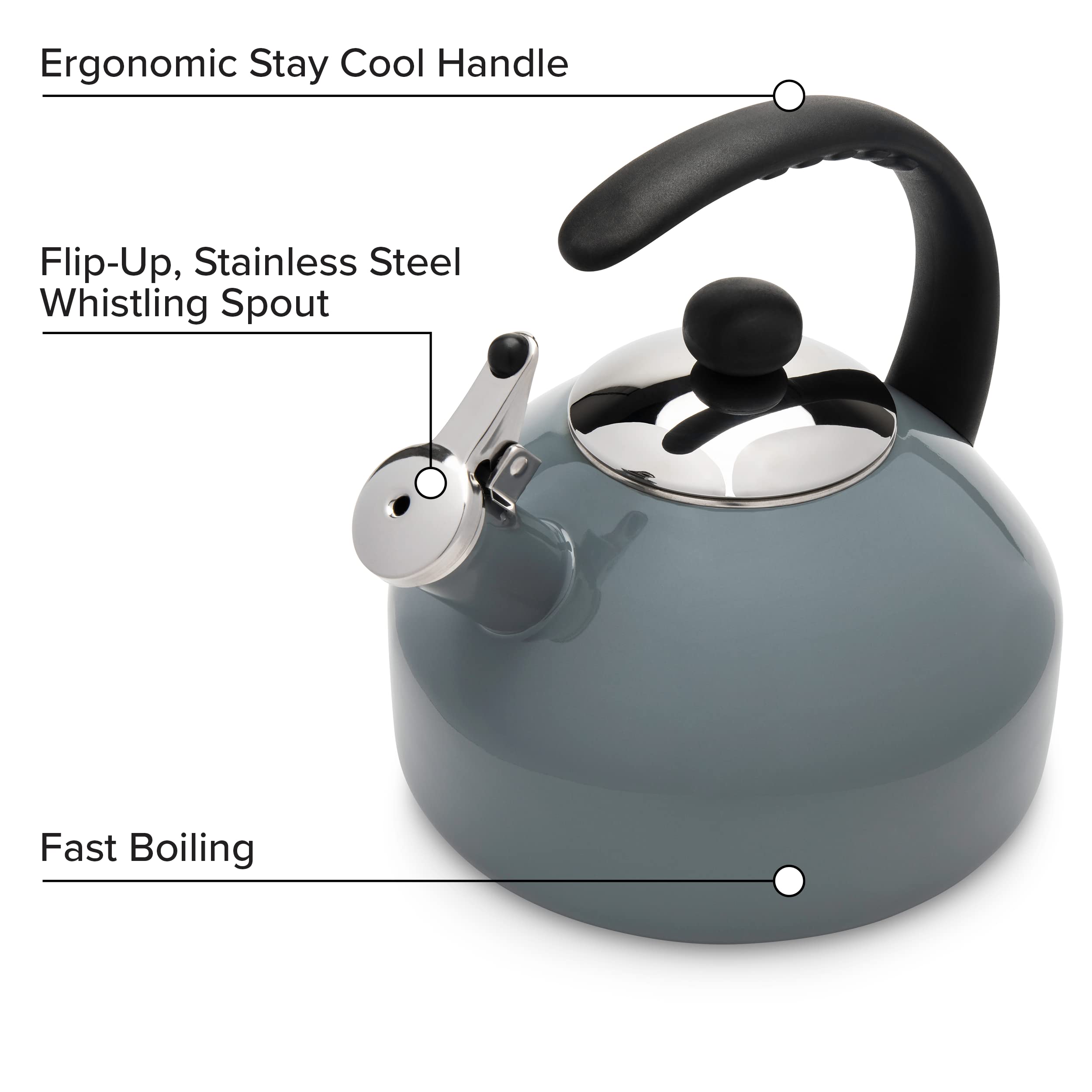 Farberware Omega enamel finish resists rust and dents for long-lasting shine