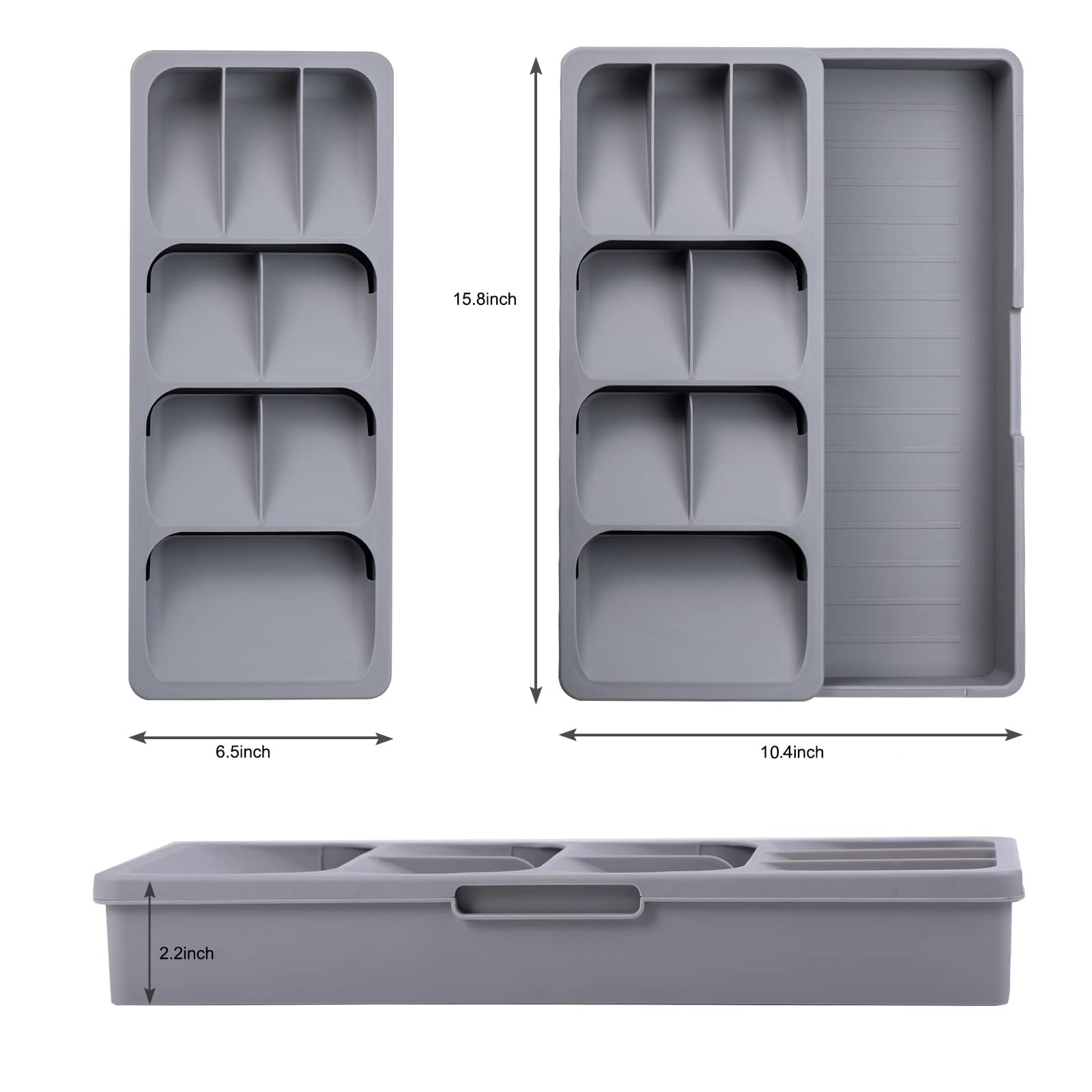 Faridabio small box provides space for miscellaneous utensils and napkins.