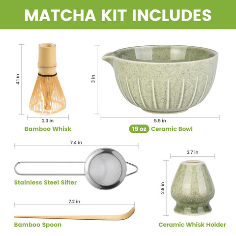 Farielyn-X Bamboo Matcha Whisk for silky froth and even whisking.