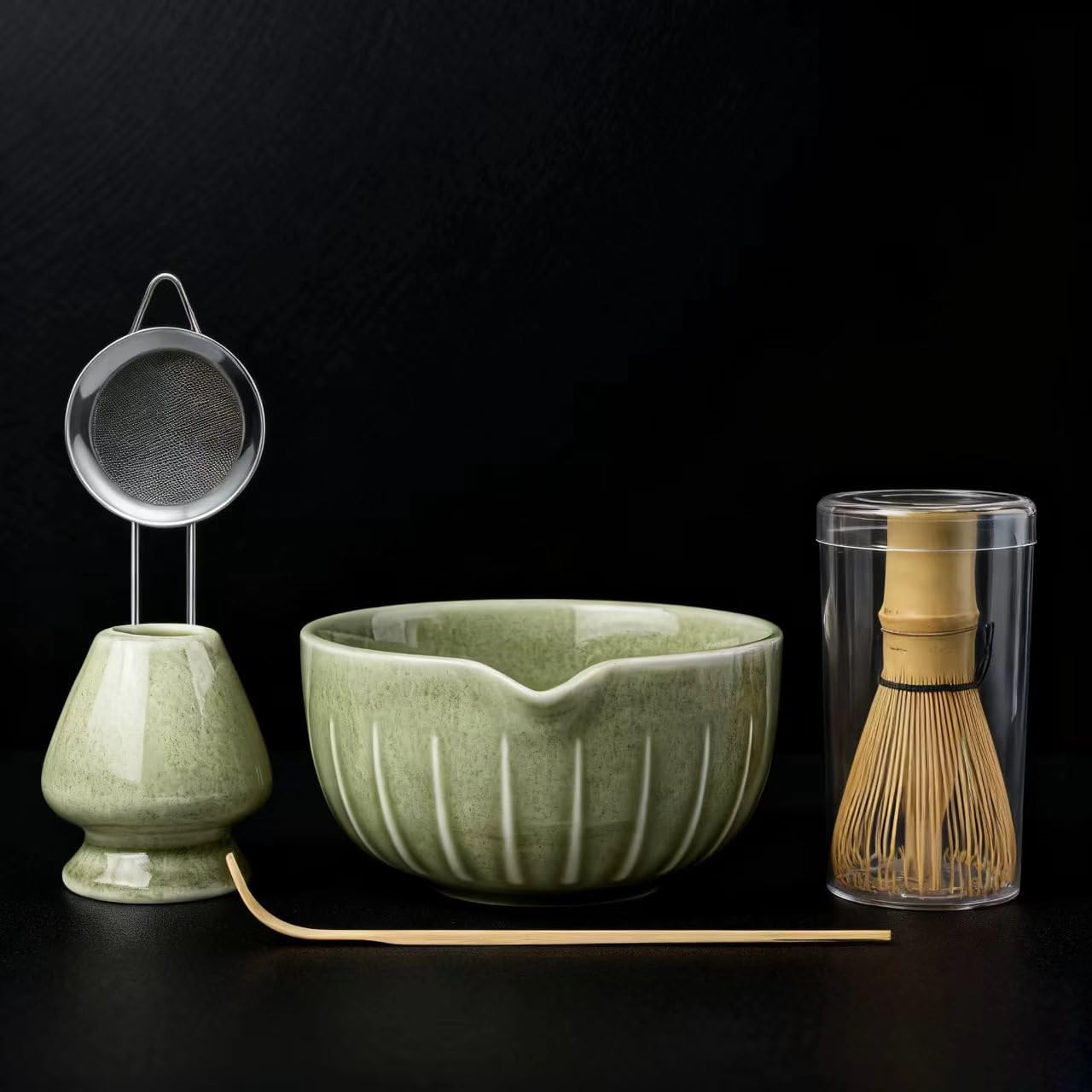 Farielyn-X Matcha Bowl 19oz ceramic with a smooth glaze for easy pouring.