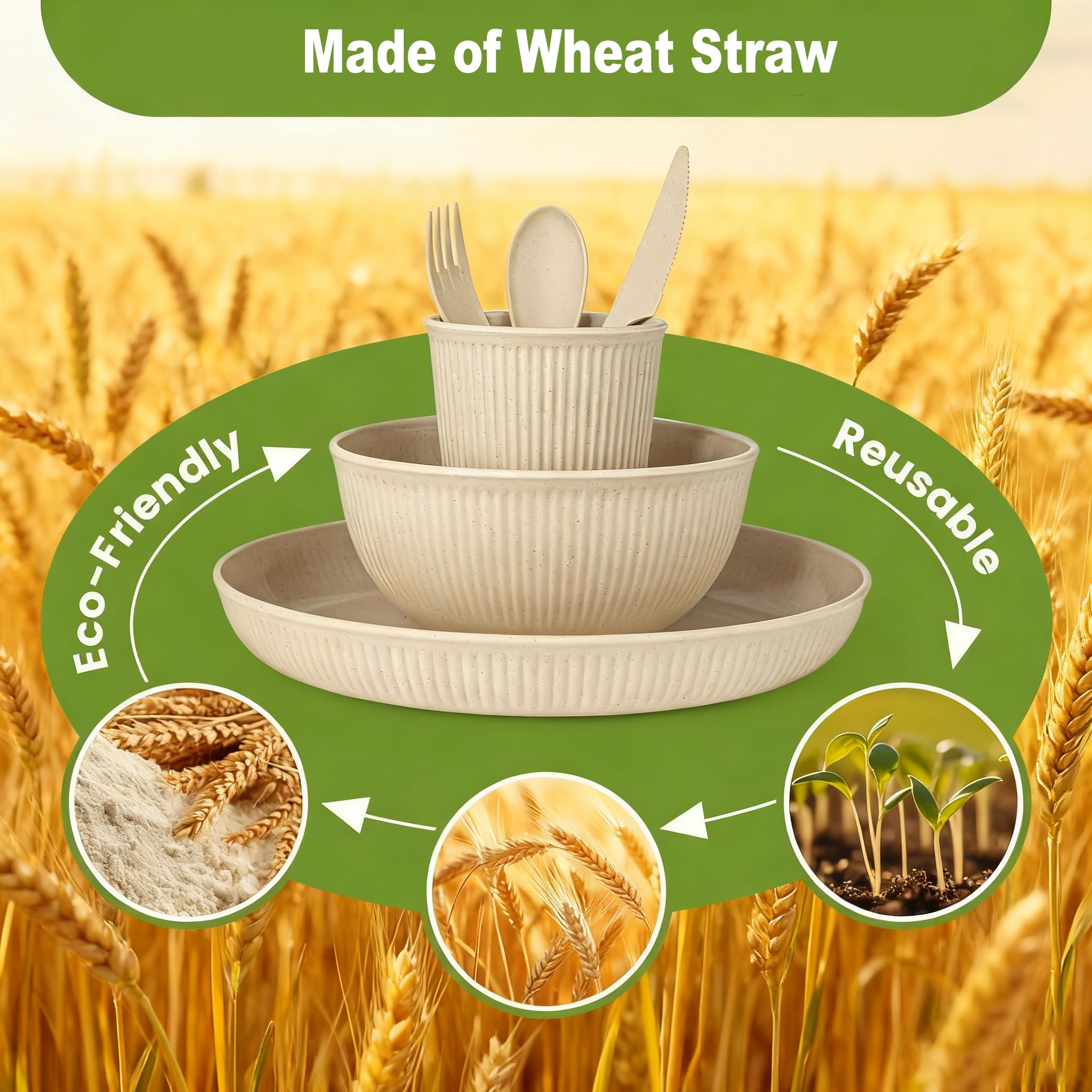 Farielyn-X five-point-eight-inch bowls for soups and cereals; eco-friendly design.