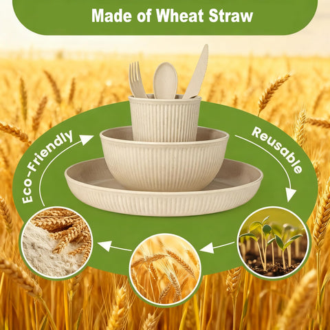 Farielyn-X five-point-eight-inch bowls for soups and cereals; eco-friendly design.