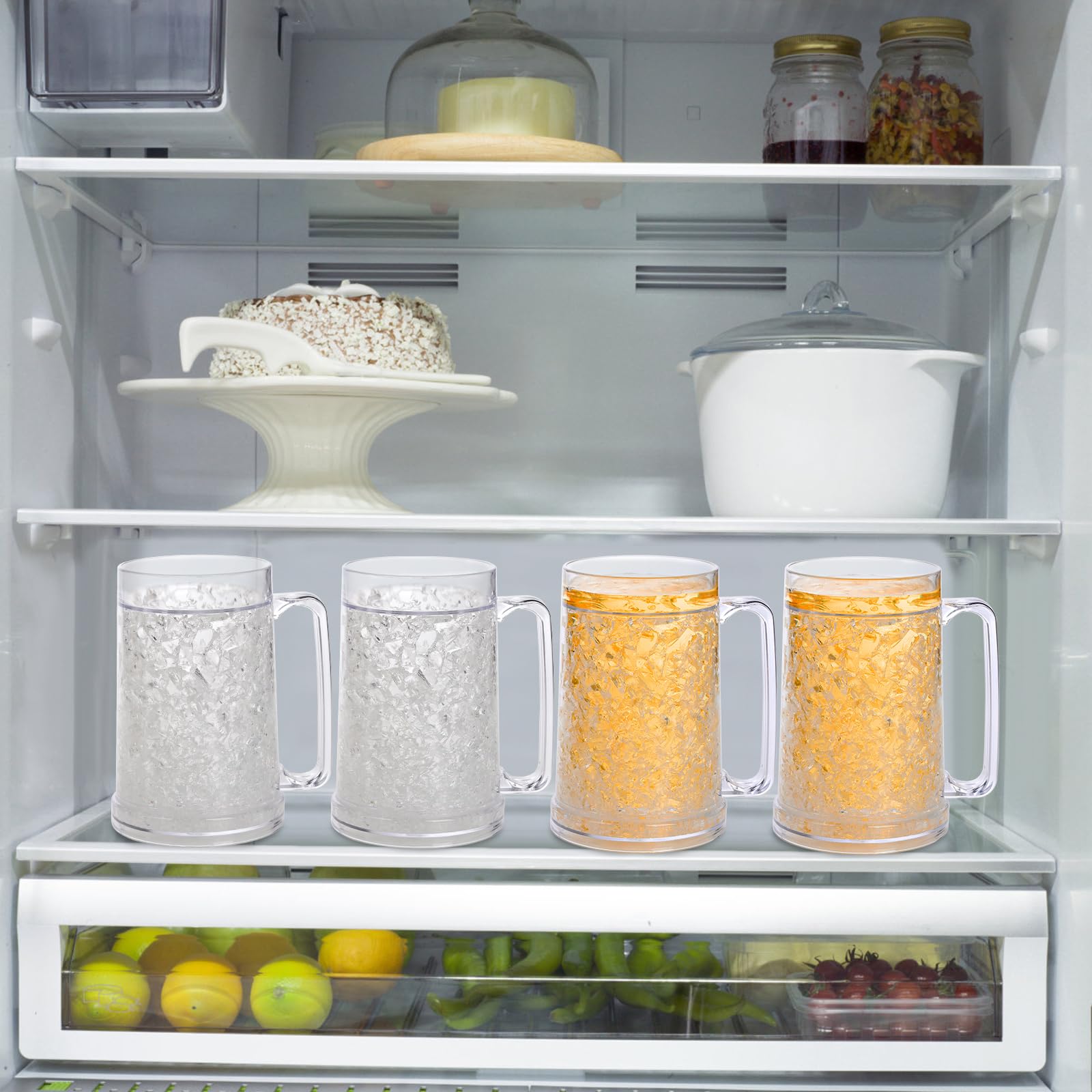 Fasmov gel-filled mug preserves cold temperature without diluting drinks
