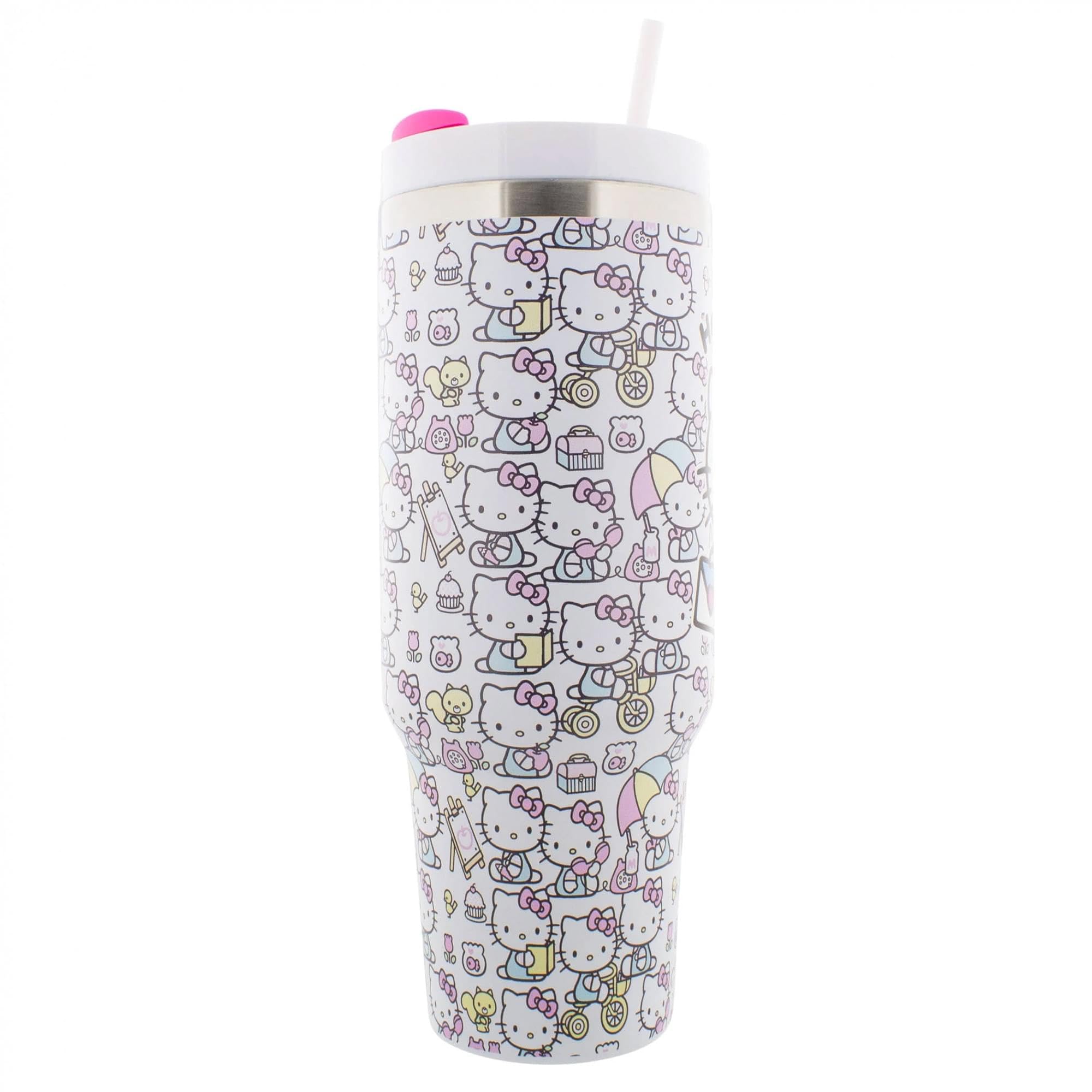 Fast Forward Hello Kitty 40oz tumbler Hello Kitty artwork for fans and everyday delight.