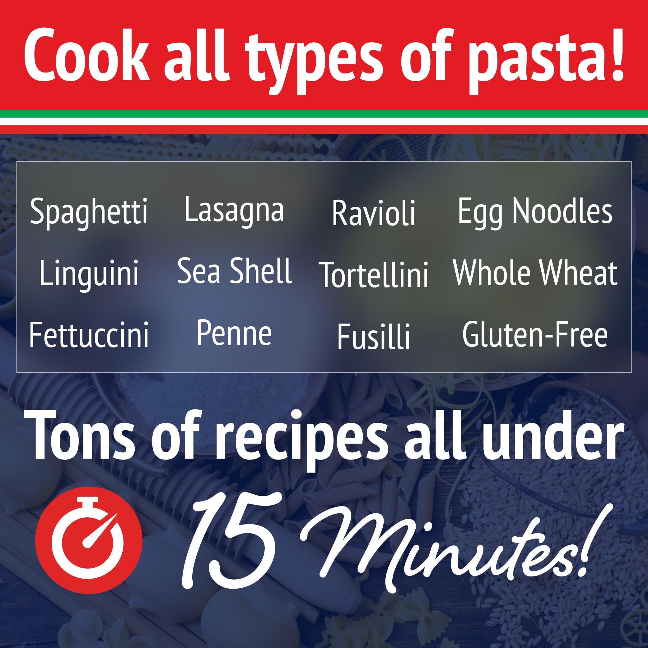 Fasta Pasta even cooking to keep noodles from sticking together
