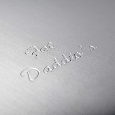 Fat Daddio's anodized round cake pan solid bottom ensures reliable release
