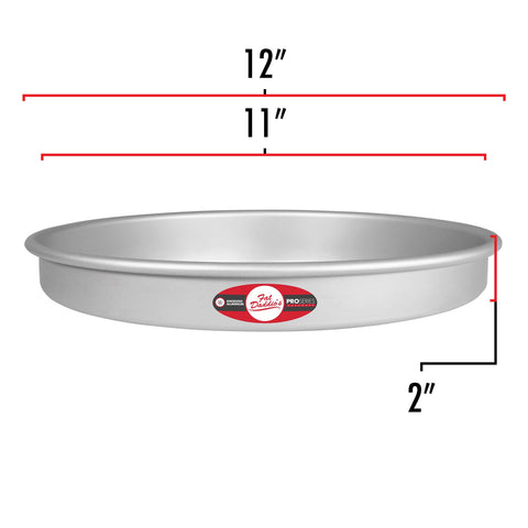 Fat Daddio's 16-gauge anodized aluminum construction ensures durable, long-lasting bakeware.