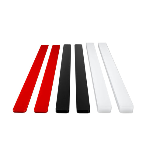 Fat Daddio s fondant leveler red 3mm height for precise thickness