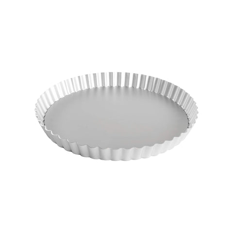 Fat Daddio's PFT-95 tart pan interior ensures smooth release for delicate fillings.