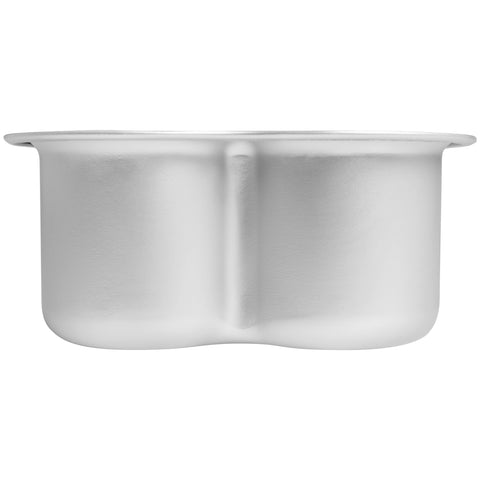 Fat Daddio's PHT-63 heart pan side view highlights deep 3-inch cavity