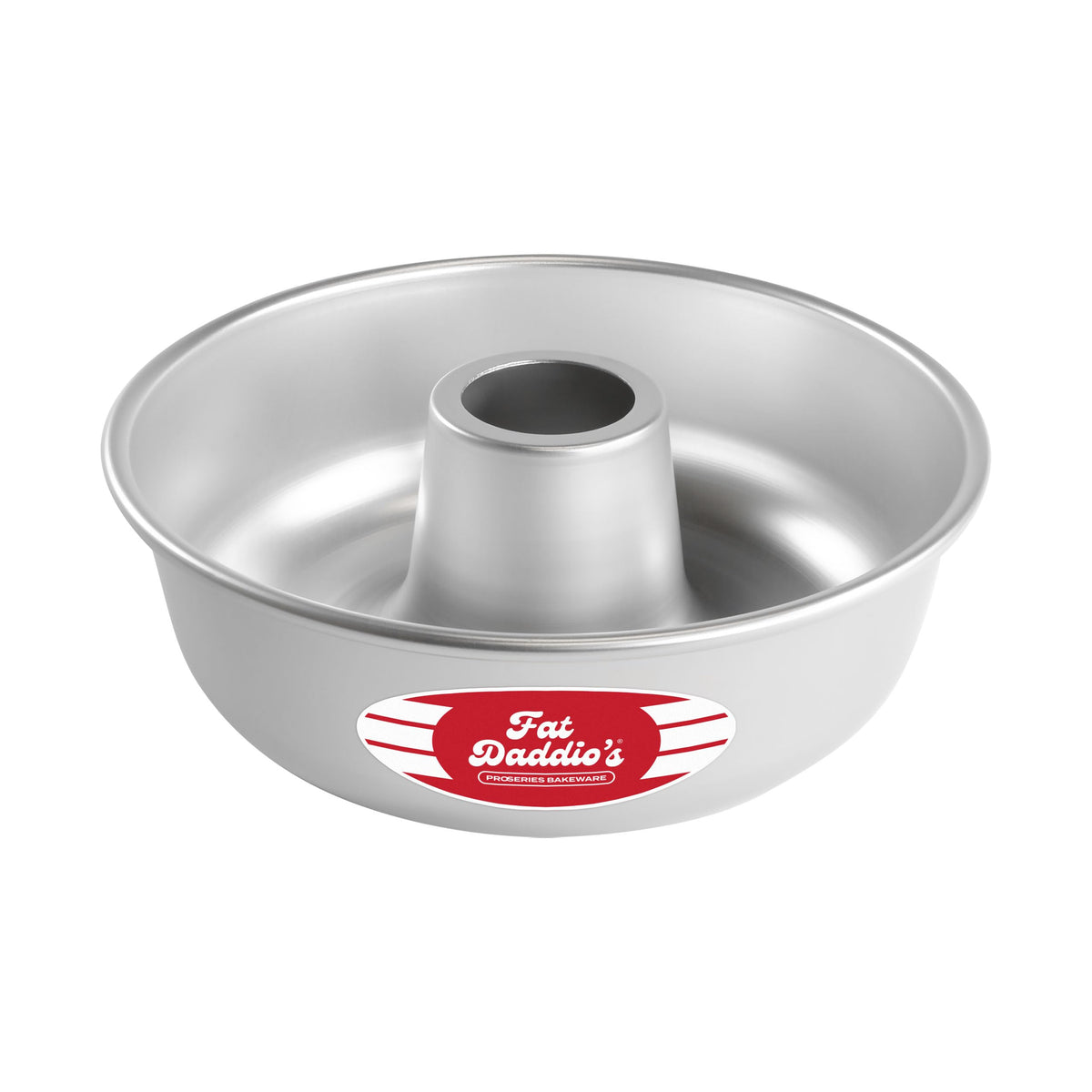 Fat Daddio's RMP-9 ring mold pan top view highlights even heat and release.