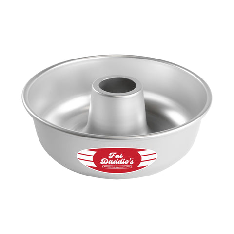 Fat Daddio's RMP-9 ring mold pan top view highlights even heat and release.