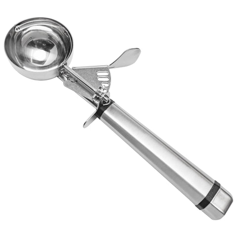 Fat Daddio's SCTP-16 stainless steel cookie scoop with ergonomic handle for consistent portions.