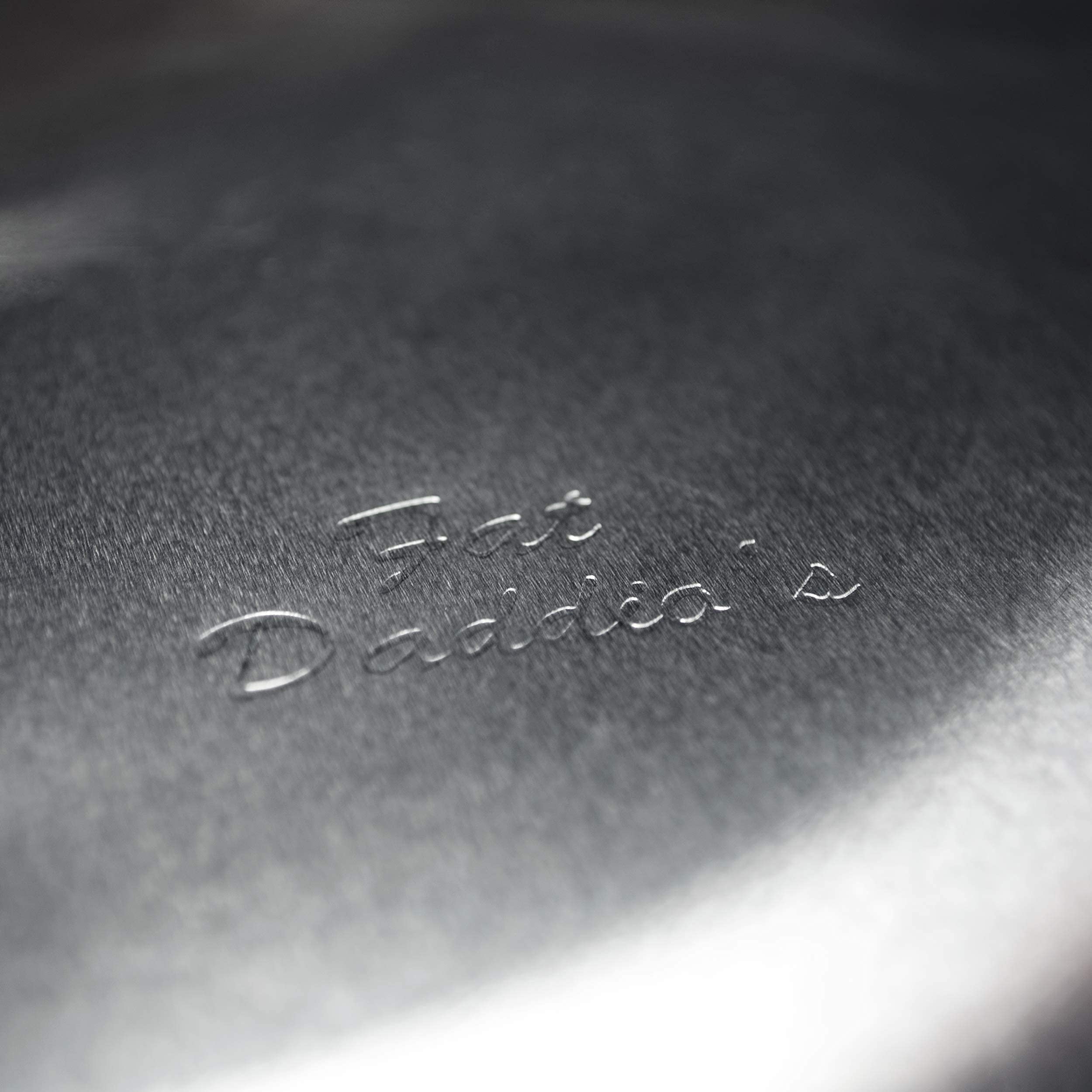 Durable Fat Daddio's SP-QTR pan stands up to daily professional use.