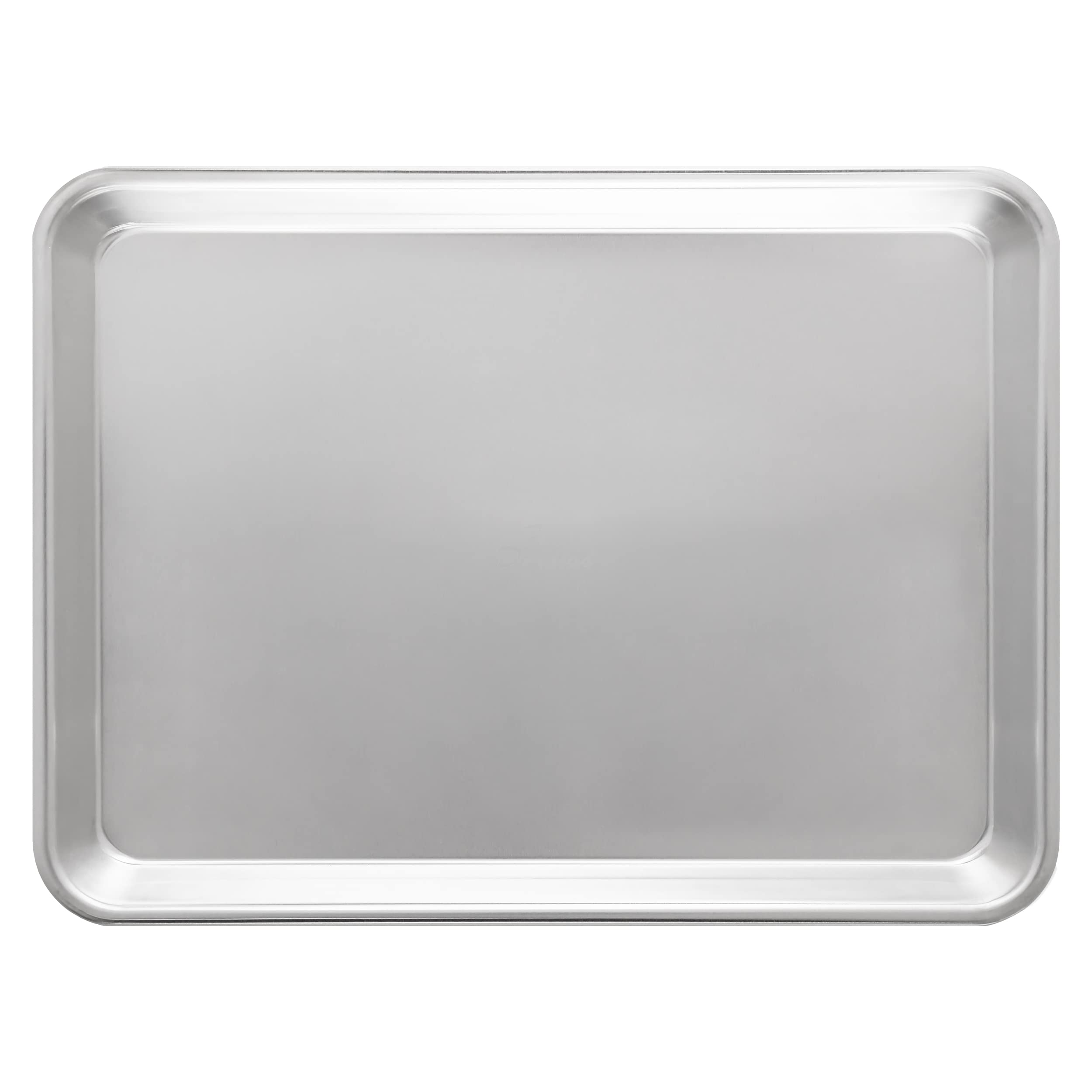 Close-up of Fat Daddio's SP-QTR pan rim emphasizes the wire-reinforced rolled edge for durability.
