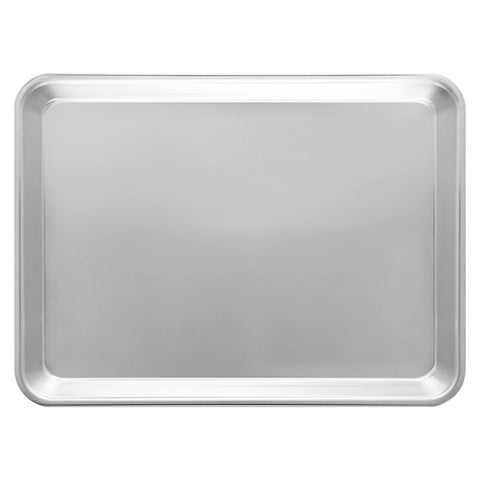 Close-up of Fat Daddio's SP-QTR pan rim emphasizes the wire-reinforced rolled edge for durability.