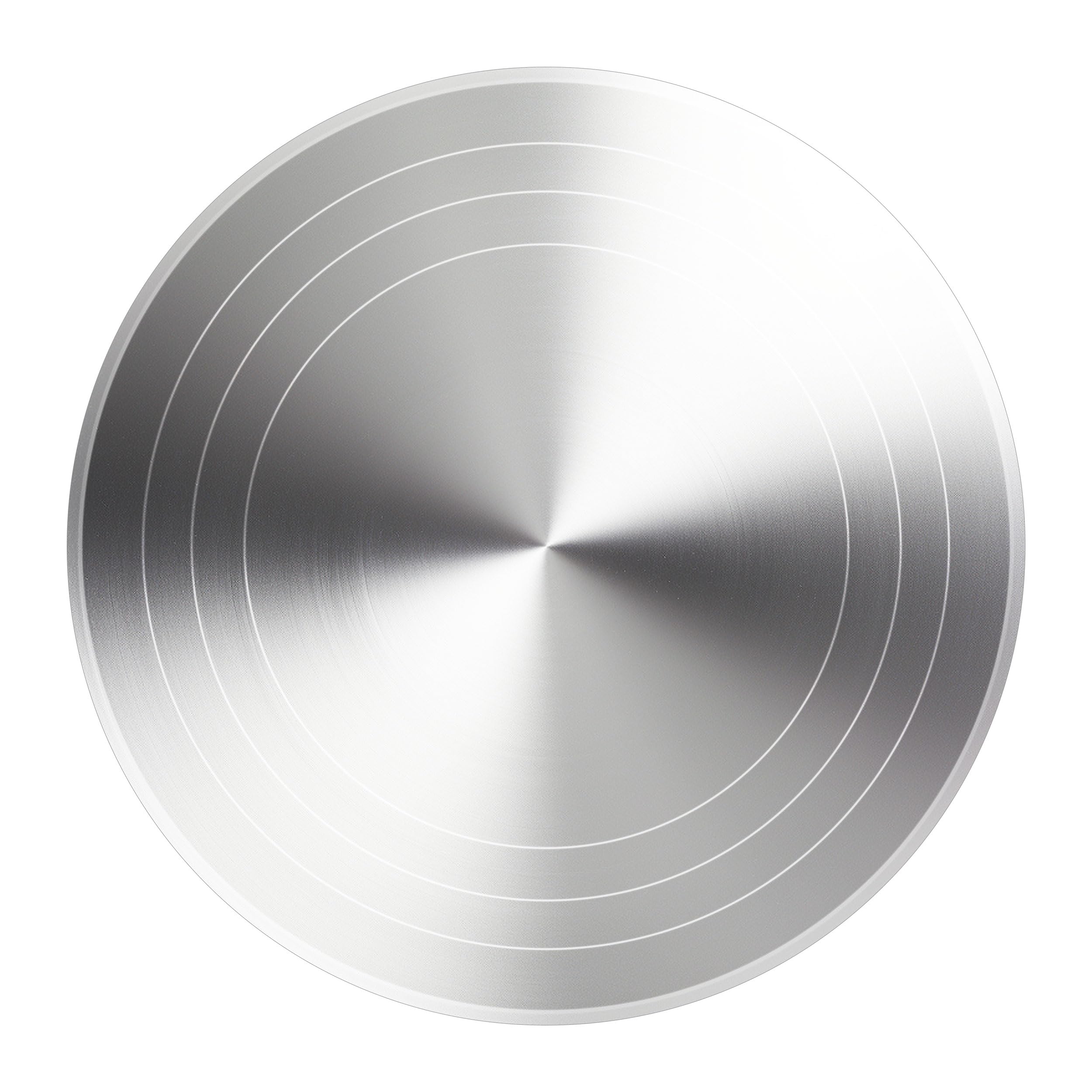 Fat Daddio's TT-1255 silver side angle highlighting smooth rotation.