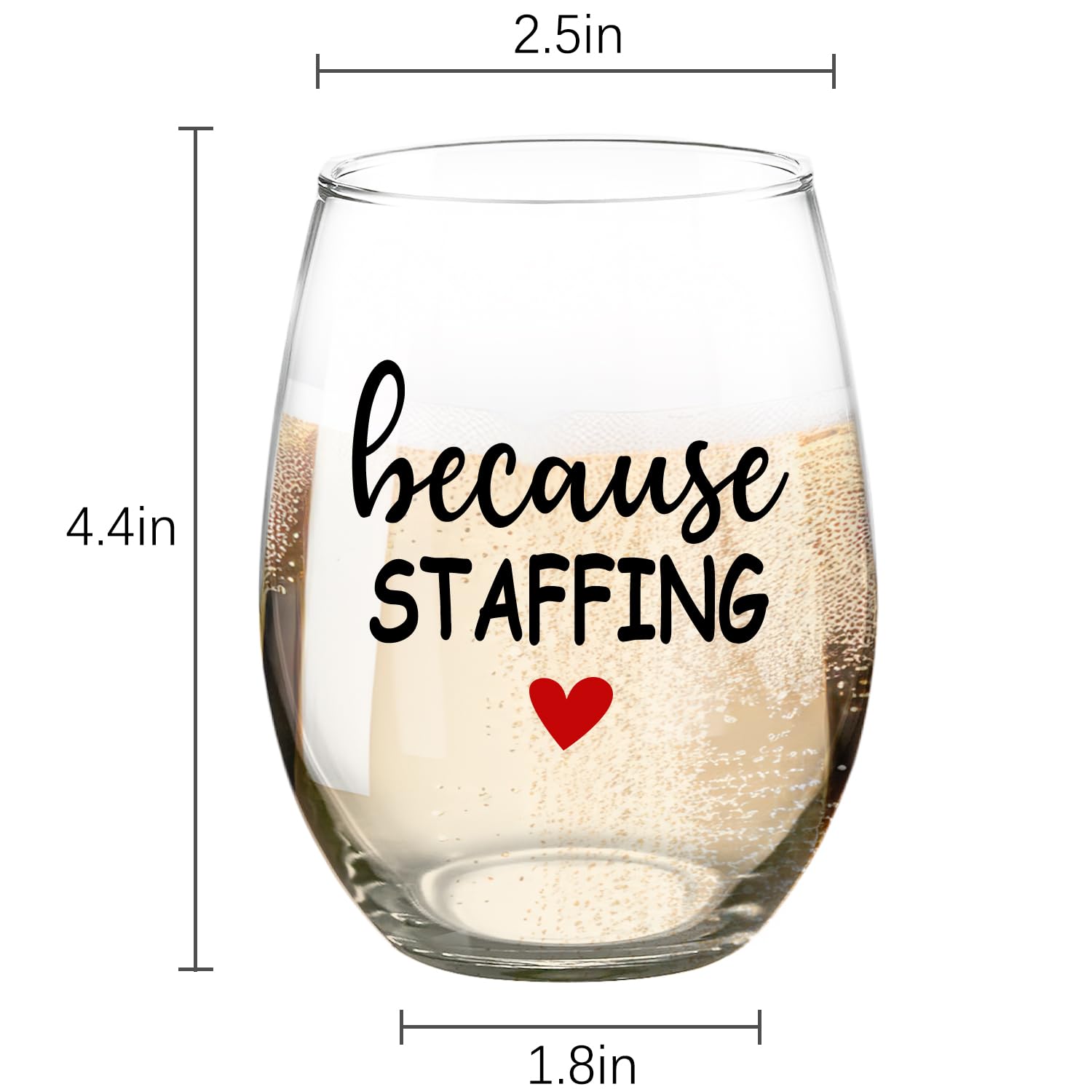 Fatbaby durable design wine glass for everyday office or home use.