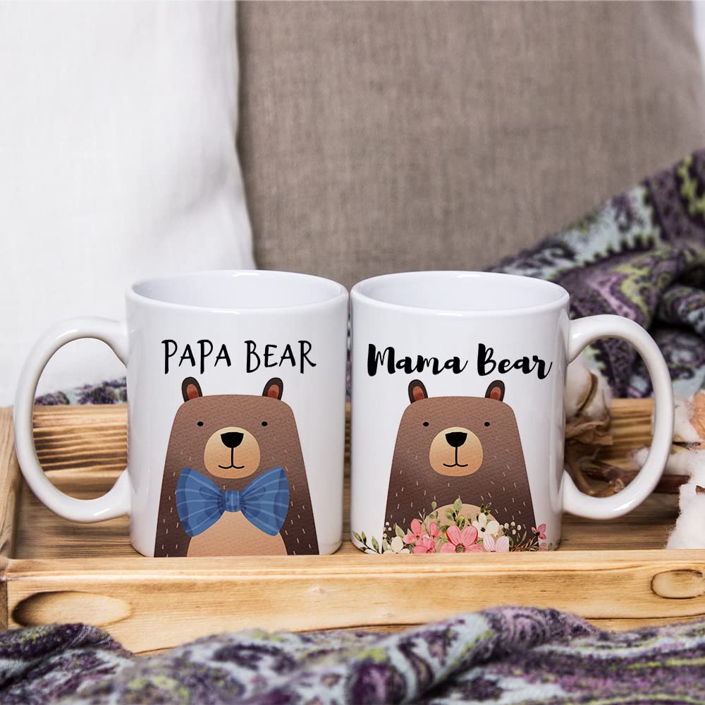 Fatbaby Papa Bear coffee mug, perfect for dad's daily coffee ritual.