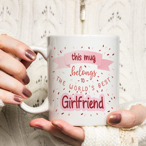 Fatbaby mug back view shows romantic message for gifting occasions.