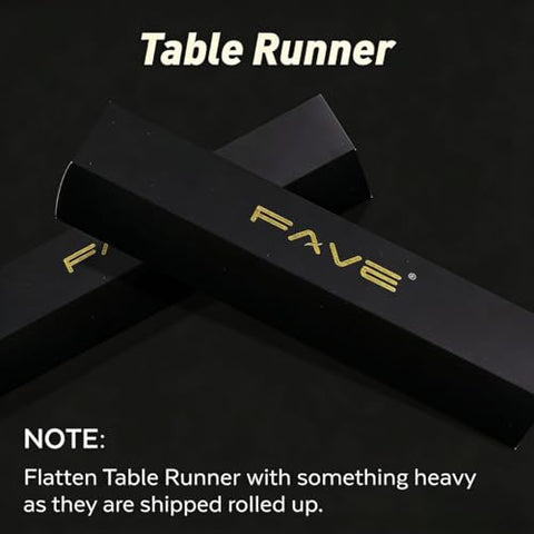 FAVE roll-flat storage-friendly runner stays flat when stored.