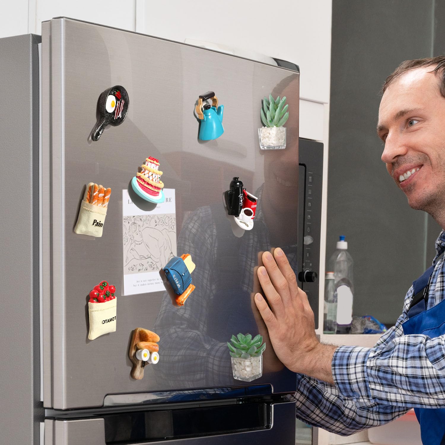Ideal gift for families, students, or coworkers who love playful fridge decor.