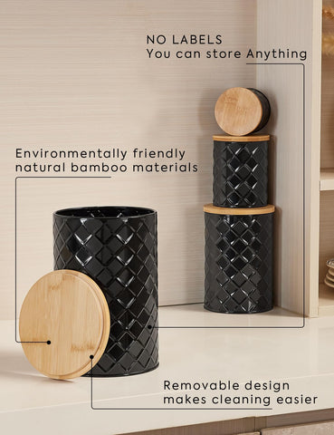 FavorFlavor coffee beans storage jar preserves aroma on the counter.