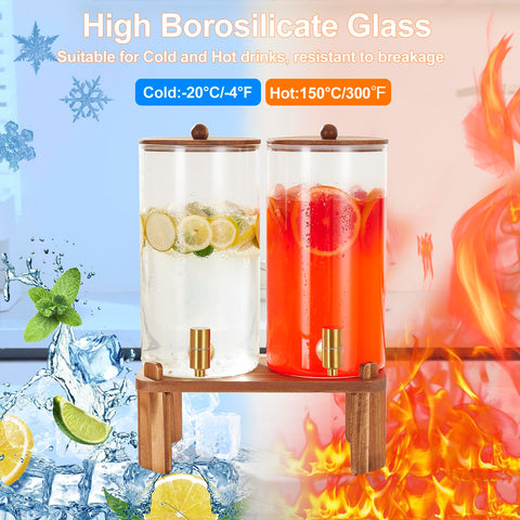 FavorFlavor dispenser on a table setup for weddings and backyard gatherings.